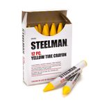 Thumbnail - Yellow Tire Marking Crayons Box of 12 - 01
