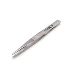 Thumbnail - 6 Inch Slide Locking Straight Rounded Tip Tweezers - 01