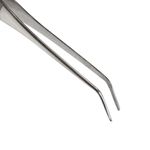 Thumbnail - 6 75 Inch Angled Sharp Tip Tweezers - 11
