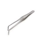 Thumbnail - 6 75 Inch Angled Sharp Tip Tweezers - 01