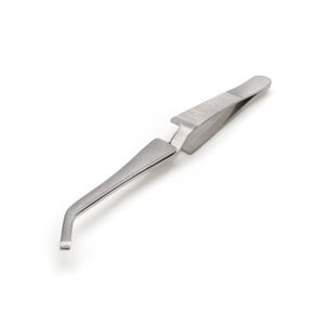 6 Inch Angled Sharp Tip Self Closing Tweezers