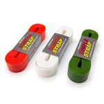Thumbnail - Self Gripping 2mm Rubber Tie Down Straps Forest Green Red and White 3 Pack - 01