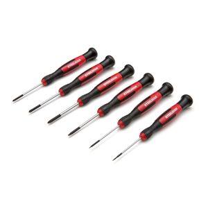 Precision Phillips and Slotted Screwdriver Set, 6-Piece