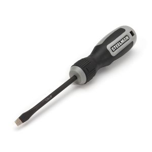 Slotted Diamond Tip Screwdriver, 1/4 x 4-Inch