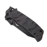 Thumbnail - Tanto Point Folding Knife with G10 Handle and Black Oxide 2 75 Inch 440 Stainless Fine Edge Blade - 51