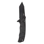 Thumbnail - Tanto Point Folding Knife with G10 Handle and Black Oxide 2 75 Inch 440 Stainless Fine Edge Blade - 01