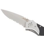 Thumbnail - Rescue Knife with Strap Cutter 3 3 Inch Partially Serrated 440 Stainless Blade - 31