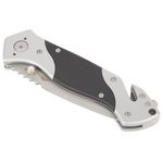 Thumbnail - Rescue Knife with Strap Cutter 3 3 Inch Partially Serrated 440 Stainless Blade - 51