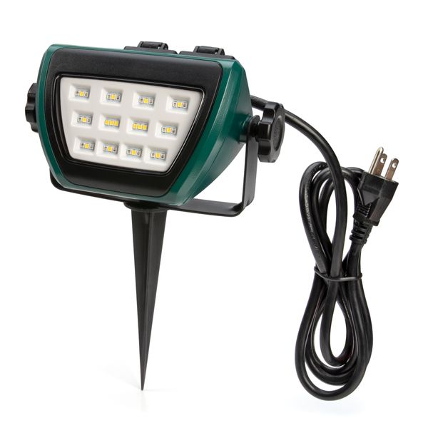500 Lumen Outdoor Multicolor Led Stake Lights With Outlets Outdoor Multicolor Led Stake Lights
