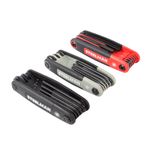 Thumbnail - 3 Piece Folding Hex Key Set Includes 9 Standard SAE Inch 8 Metric MM and 8 Torx T Sizes - 11