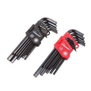 26-Piece Long Arm Hex Key Wrench Set, Inch/Metric (SAE/MM)