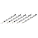 Thumbnail - 5 50 PSI Polished Steel Pencil Air Pressure Gauge 5 pack - 01