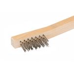 Thumbnail - Stainless Steel 800 Bristle Count Wire Brush Wood Handle 5 pack - 21