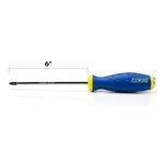 Thumbnail - PH2 x 6 Inch Philips Head Heavy Duty Hex Shaft Demolition Screwdriver with Magnetic Diamond Tip - 71