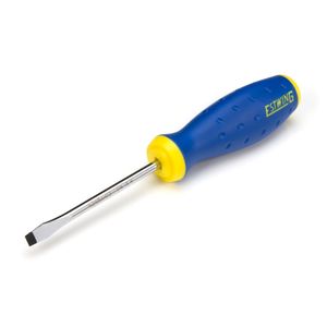 1 4 Inch x 4 Inch Magnetic Slotted Tip Screwdriver with Ergonomic Handle