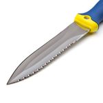 Thumbnail - 5 5 Inch Fixed Blade Double Edged Duct Knife with Sheath - 41