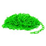 Thumbnail - 100 Foot Hi Viz Green Plastic Safety Chain - 01