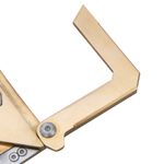 Thumbnail - Folding Brass Door Opener Multi Tool with Steel Liner Lock Blade - 41