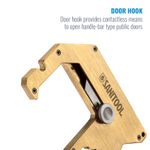 Thumbnail - Brass Door Opener Multi Tool with Retractable Utility Blade - 41