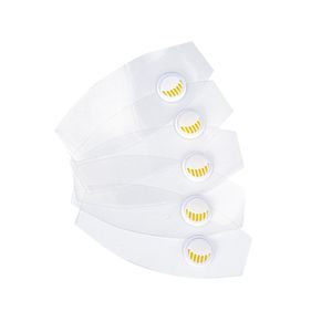Replacement Face Mask Shields with Breathing Valve for 42497, 5-Pack