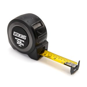 25 Foot Magnetic Tip Double Sided Tape Measure