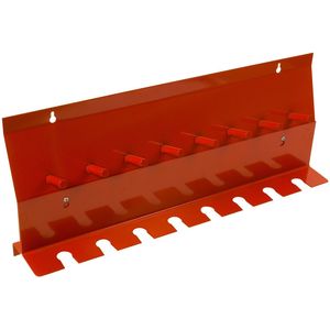 8-Slot Wall Mounted Storage Bracket for Tools, Sockets, Wrenches, and Extensions