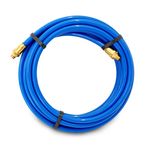 Thumbnail - 25 Foot x 3 8 Inch ID Polyurethane Air Hose with Reusable 1 4 Inch NPT Brass Fittings - 21
