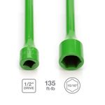 Thumbnail - 1 2 Inch Drive x 15 16 Inch 135 ft lb Torque Stick Bright Green - 21