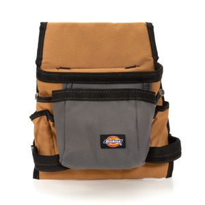 8 Pocket Tool and Utility Pouch Gray Tan