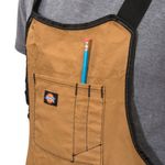 Thumbnail - 16 Pocket Bib Apron with Quick Release Buckle Gray Tan - 21