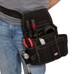 Thumbnail - 8 Pocket Utility Pouch with Webbed Belt Black - 41