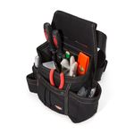 Thumbnail - 8 Pocket Utility Pouch with Webbed Belt Black - 11