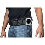 Thumbnail - 5 Inch Padded Work Belt with Double Tongue Roller Buckle Black - 31