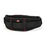 Thumbnail - 5 Inch Padded Work Belt with Double Tongue Roller Buckle Black - 01