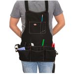 Thumbnail - 16 Pocket Bib Apron with Quick Release Buckle Black - 41