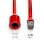 Thumbnail - 1 Inch Drive 250 ft lb Torque Extension Red - 21