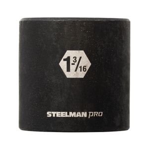 1 2 Inch Drive x 1 3 16 Inch Shallow 6 Point Impact Socket