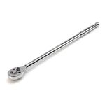 Thumbnail - 1 4 Inch Drive 72 Tooth Reversible Quick Release Ratchet with 12 Inch Long Full Polish Handle - 01