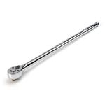 Thumbnail - 3 8 Inch Drive 72 Tooth Reversible Quick Release Ratchet with 18 Inch Long Full Polish Handle - 01