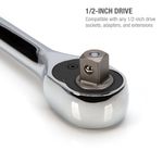 Thumbnail - 1 2 Inch Drive 72 Tooth Reversible Quick Release Ratchet with 24 Inch Long Full Polish Handle - 31
