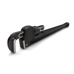 Thumbnail - 24 Inch Heavy Duty Cast Aluminum Straight Handle Pipe Wrench - 01