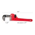 Thumbnail - 10 Inch Heavy Duty Cast Iron Straight Handle Pipe Wrench - 31