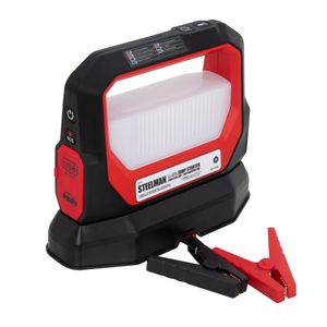 Portable 2000 Amp Lithium Ion Battery Jump Starter with Built-In USB Charger, Area Light and Spotlight