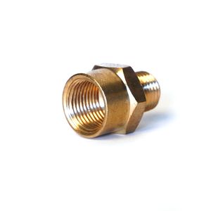 3 8 Inch Male to 1 4 Inch Male NPT Brass Reducer