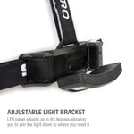 Thumbnail - 250 Lumen Motion Activated Slim Profile Multi Mode LED Headlamp 3xAA Battery Powered with Rear Red Blinker - 51