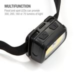 Thumbnail - 300 Lumen Multi Mode Tri Color LED Headlamp 3xAAA Battery Powered with Red Safety Light - 21