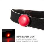 Thumbnail - 300 Lumen Multi Mode Tri Color LED Headlamp 3xAAA Battery Powered with Red Safety Light - 51
