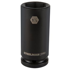 3 4 Inch Drive by 1 1 8 Inch 6 Point Thin Wall Deep Impact Socket