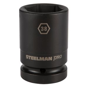 1 Inch Drive by 38mm 6 Point Thin Wall Deep Impact Socket