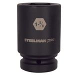 Thumbnail - 1 Inch Drive by 1 5 8 Inch 6 Point Deep Impact Socket - 01